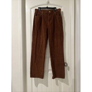 NWOT BDG Urban Outfitters Men's Straight Leg Brown Corduroy Pants Size 32